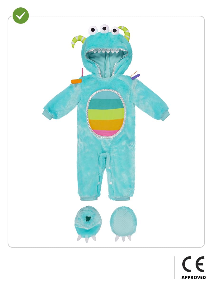 Monster Kostüm bunt für Babys