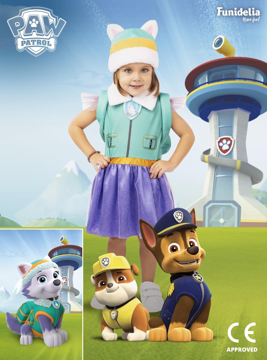 Everest Paw Patrol kostume til piger