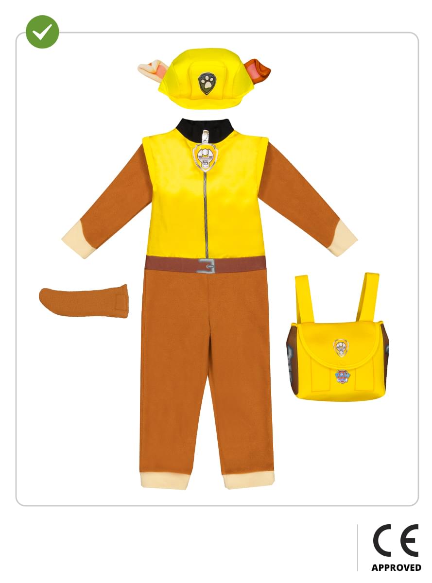 Costum Rubble din Patrula Câinilor pentru băiat