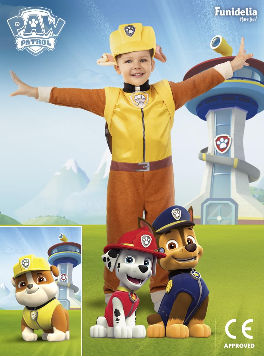 Kostým Rubble z Tlapkovy patroly pro chlapce