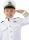 Fantasia de capitão da marinha para menino