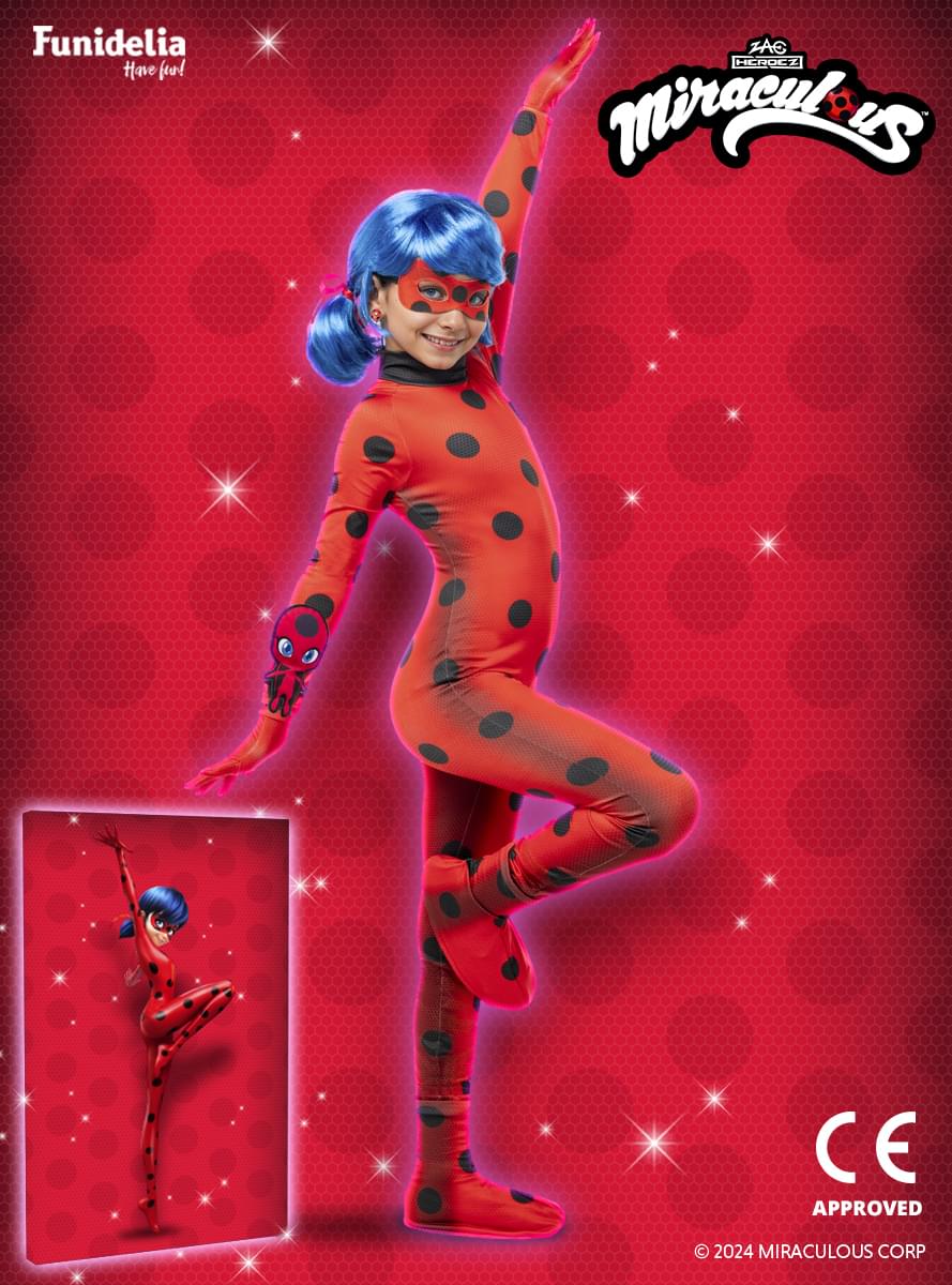 Costume di Miraculous Ladybug con accessori per ragazza
