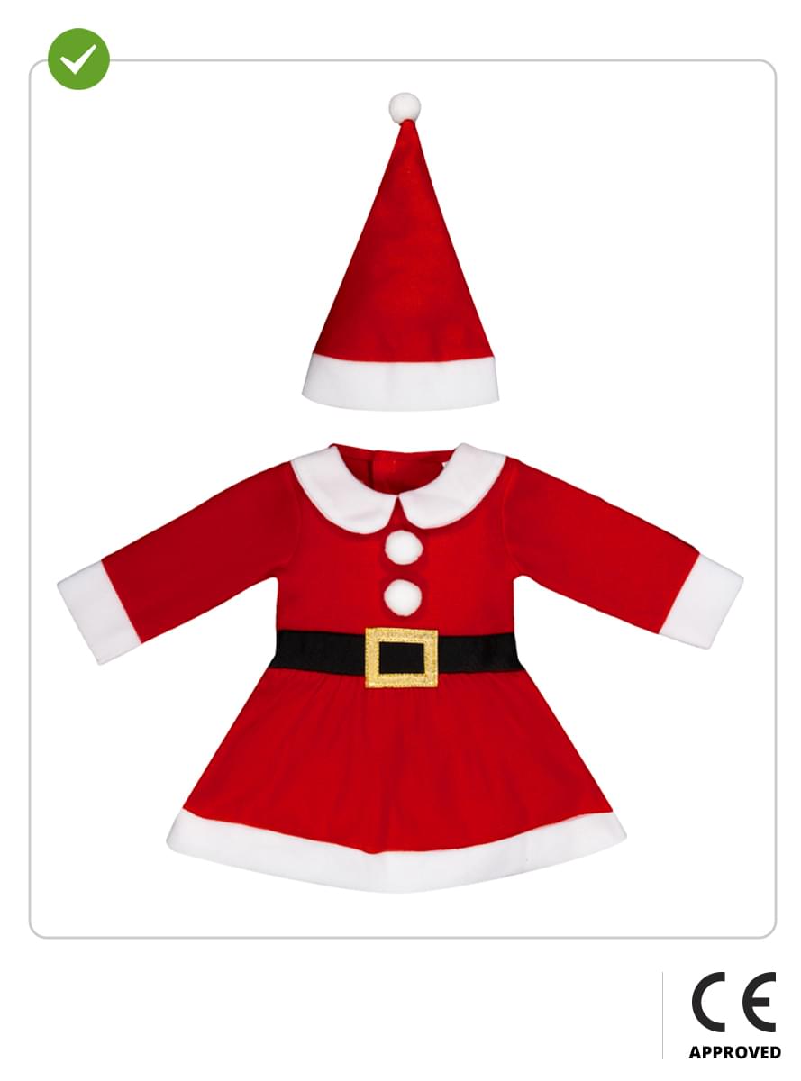 Disfraz de Mamá Noel para bebé