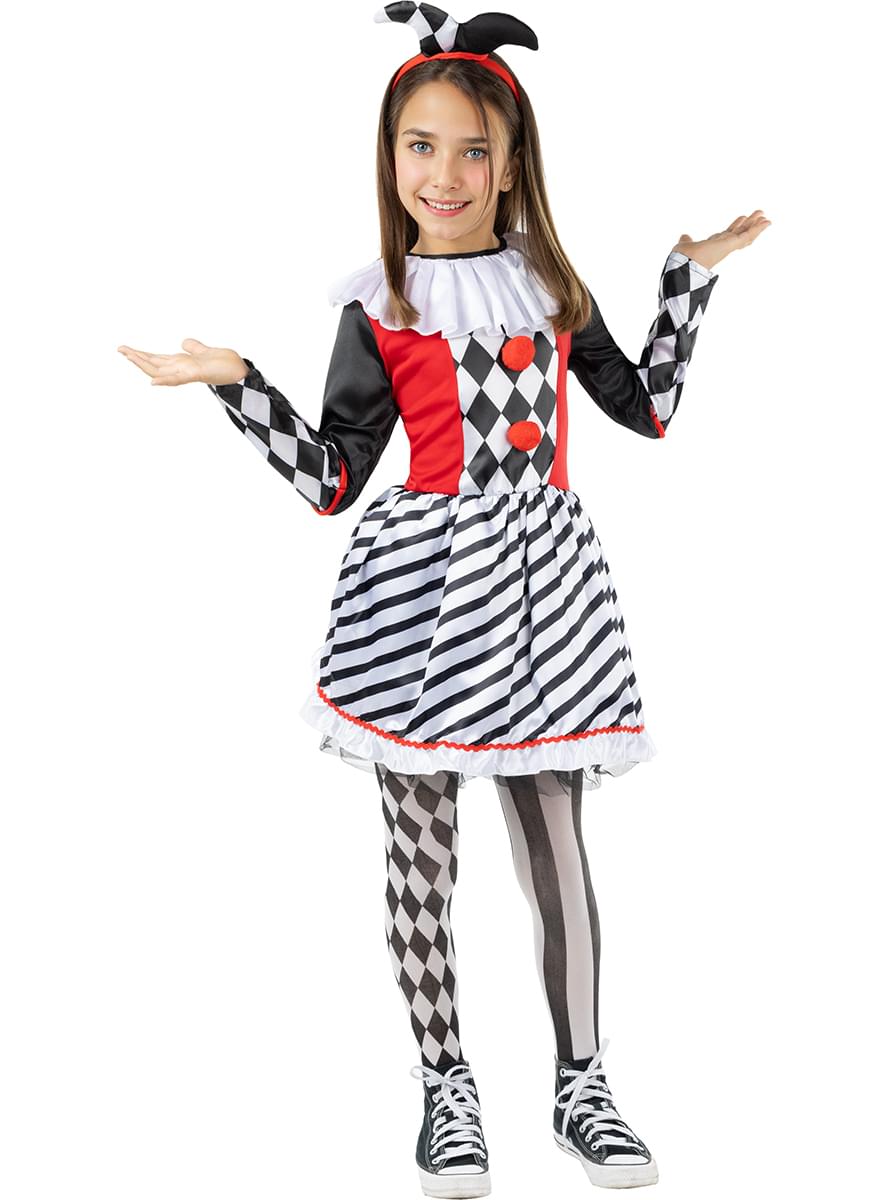 Harlequin Costume for Girls