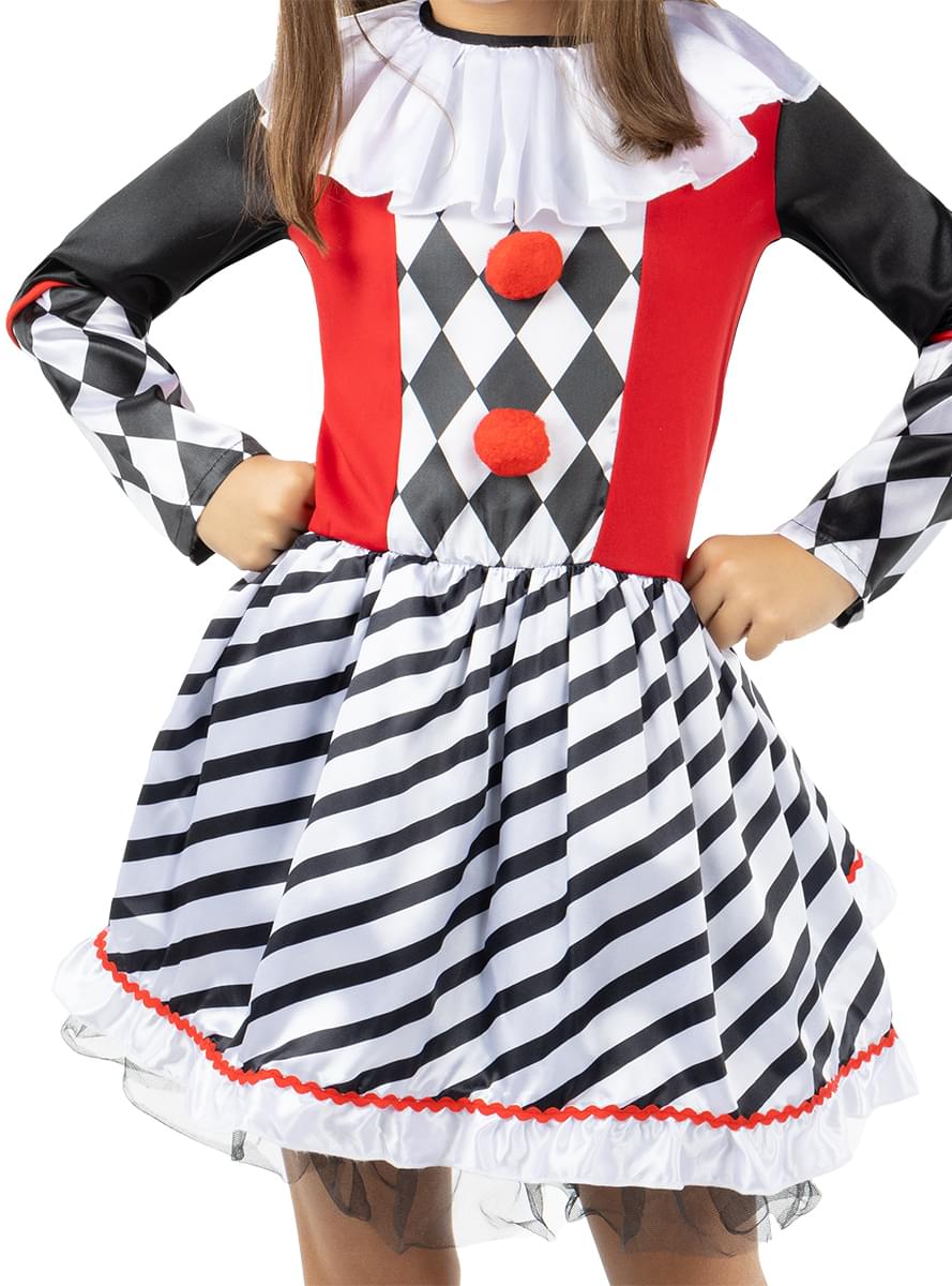 Harlequin kostum za deklice