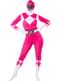 Costume Power Ranger rosa seconda pelle