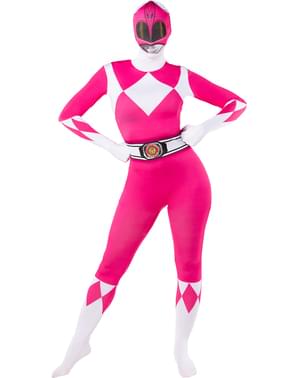 Costum Power Ranger roz din a doua piele