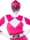 Costume Power Ranger rosa seconda pelle