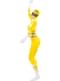 Costume Power Ranger giallo in seconda pelle