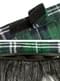 Scottish kilt with plush wallet for men
