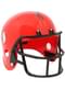Casque de football américain rouge adulte