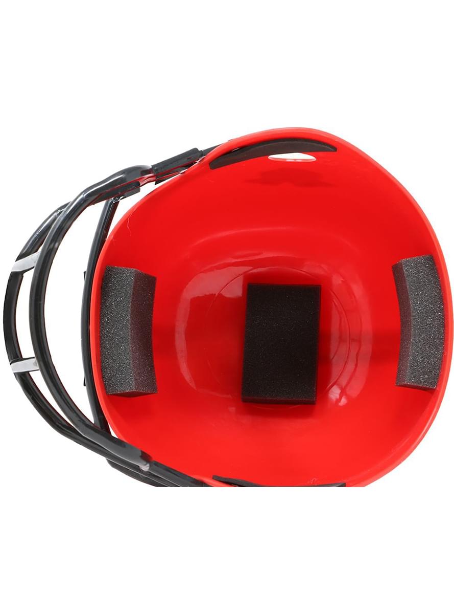 American football red helmet for adults