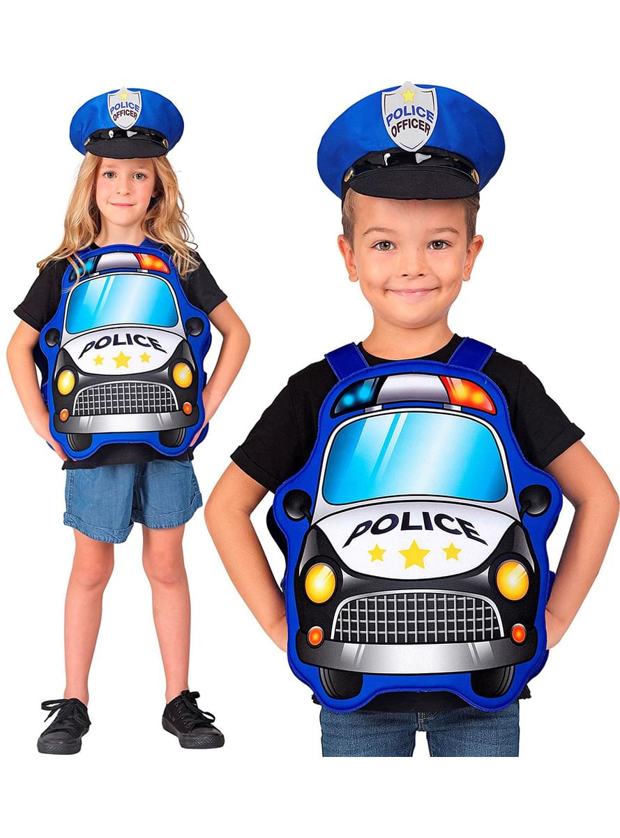 Police Car Costume for Kids