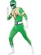 Zöld Power Ranger jelmez, második bőr, nagy méret