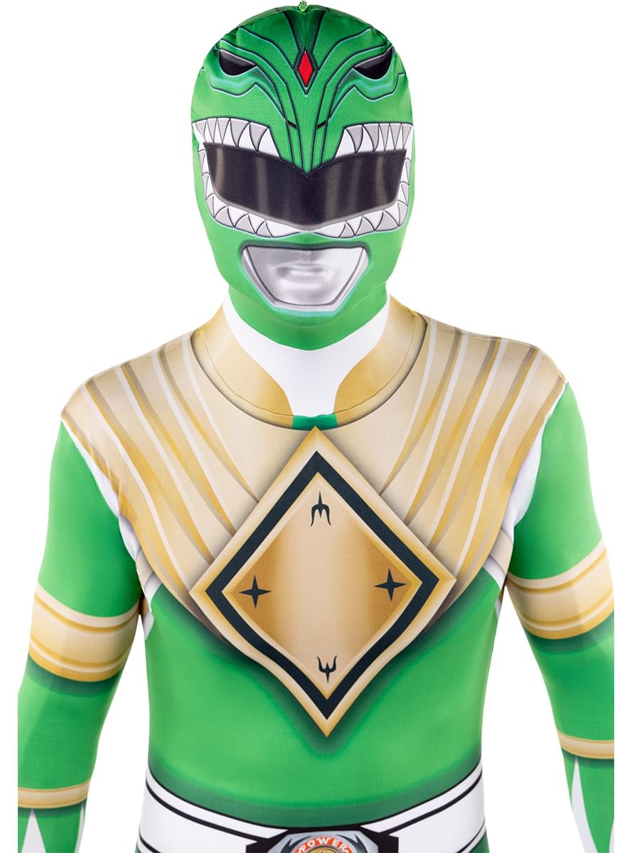 Power Ranger grüne zweite Haut Kostüm Größe XL