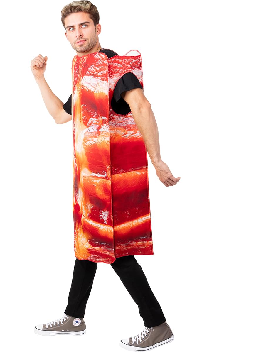 Kostym av bacon för vuxna