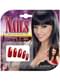 15 ongles rouges extra longs femme