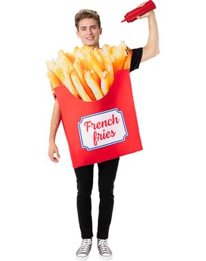 Costume de frites pour adulte