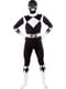 Črni Power Ranger kostum iz druge kože velikosti XL