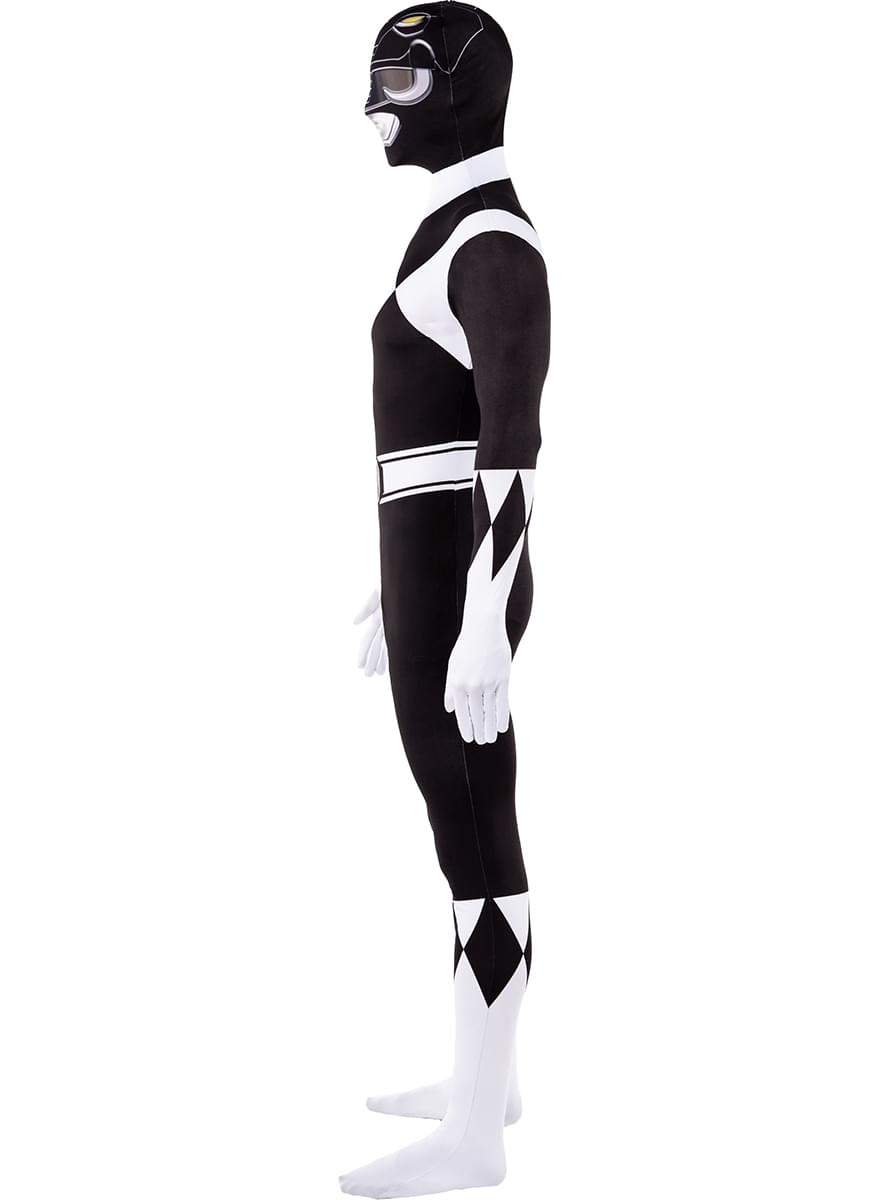 Fekete Power Ranger Jelmez Második bőr Nagy méret