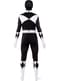 Fantasia Power Ranger Preto Segunda pele tamanho grande