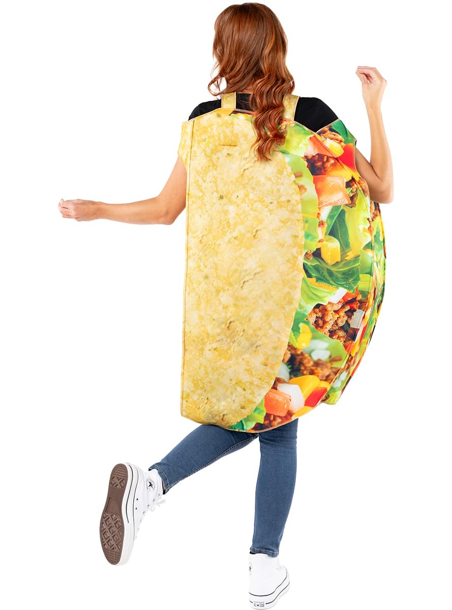 Kostym av taco för vuxen