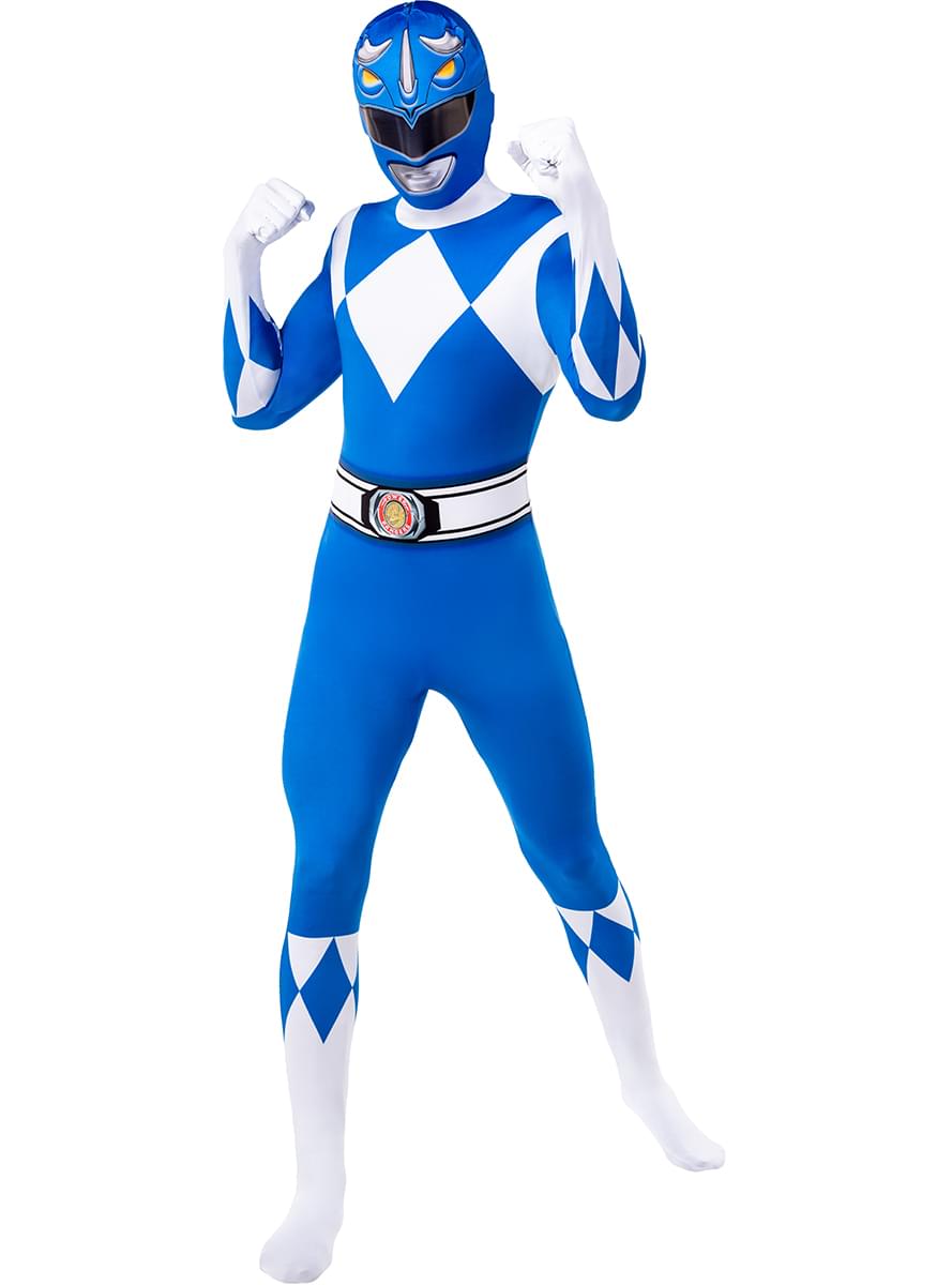 Modra Power Ranger kostum Druga koža