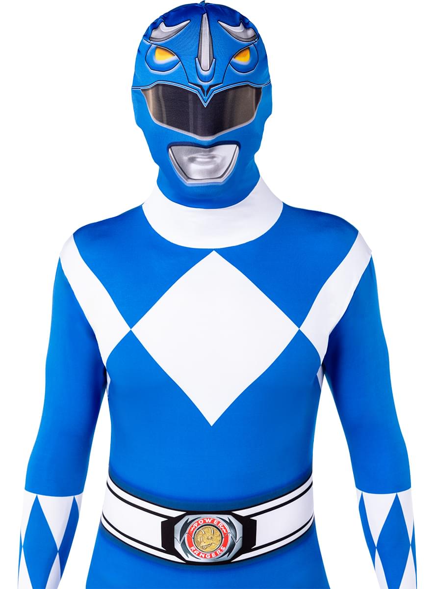 Modra Power Ranger kostum Druga koža