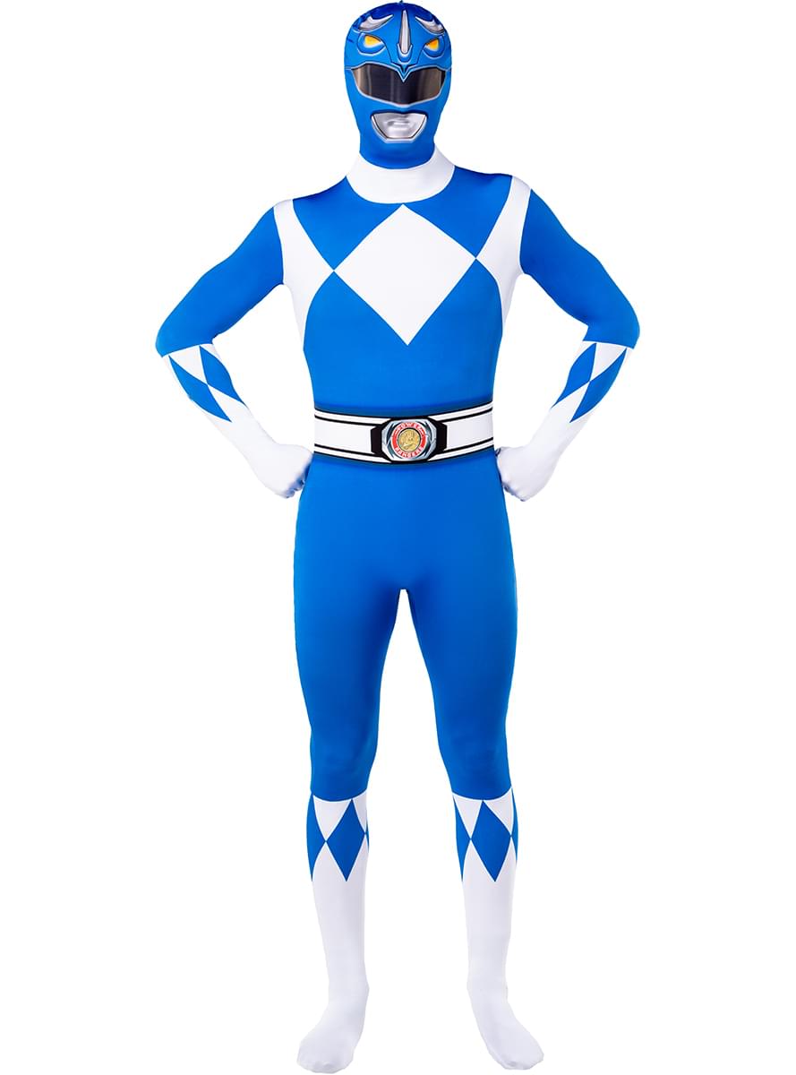 Modra Power Ranger kostum Druga koža