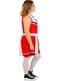 Costume da cheerleader con pompon e calzini taglie forti