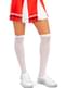 Cheerleader jelmez pom-pommal és zoknival Plus Size