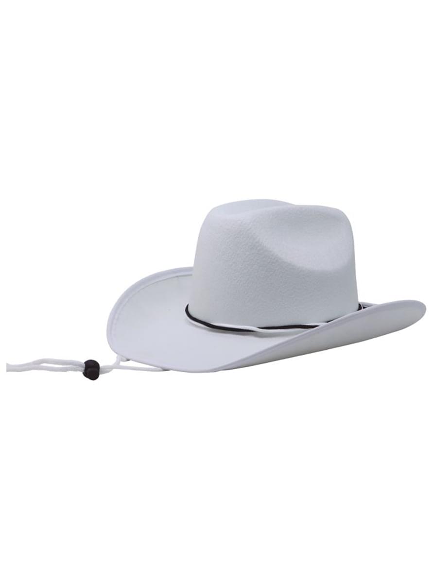 Chapéu de cowboy branco