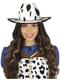 Cowboy hoed met koeprint