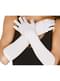 Guantes blancos largos