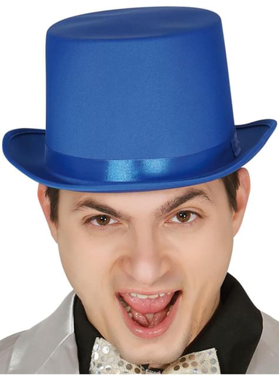 Chapéu elegante azul para adulto