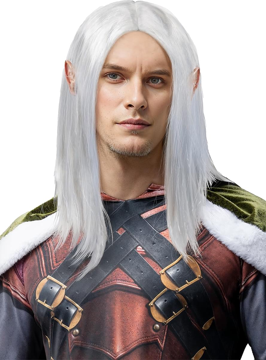 Περούκα Drizzt Do'Urden για ενήλικες - Δράκοι και μπουντρούμια