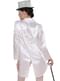 Frac blanc satin femme