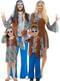 Costume da hippie per donna taglie forti