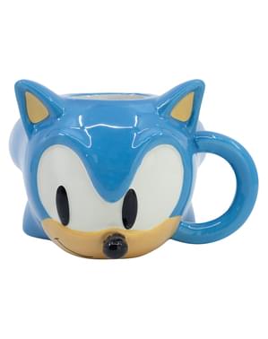 3D puodelis Ežys - Sonic