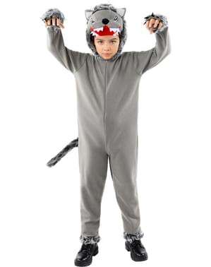 Grey Wolf Costume for Kids