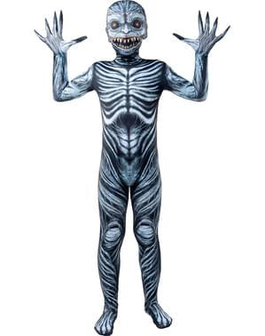 Fantasia de monstro segunda pele para criança