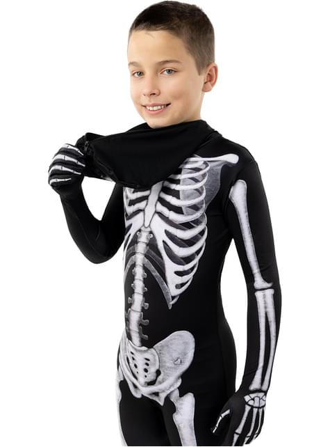 Dětský kostým kostry druhá kůže