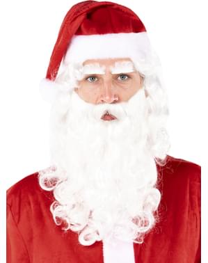 Peluca con barba de Papá Noel