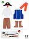 Costum de pirat Deluxe pentru copii