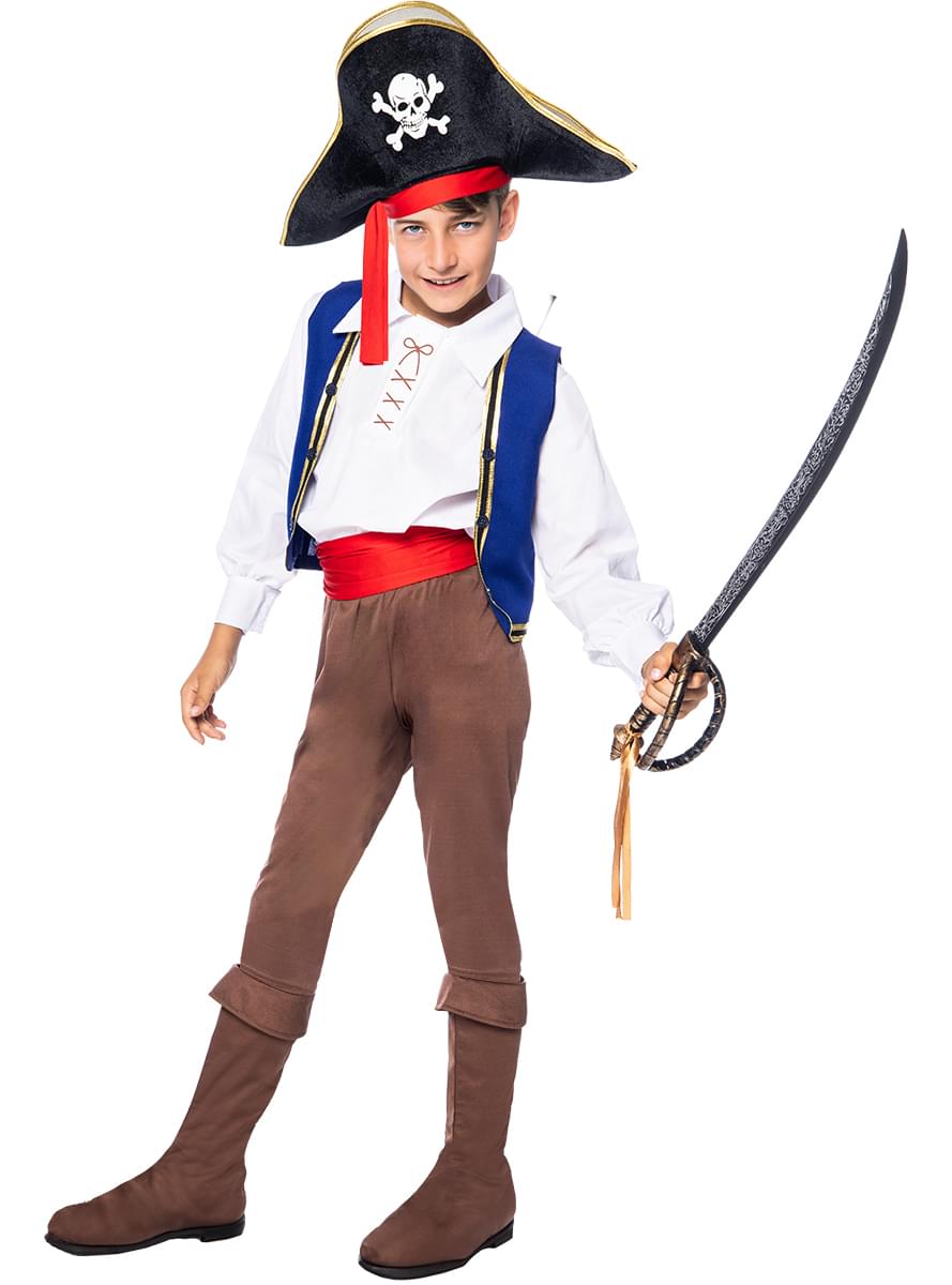 Costum de pirat Deluxe pentru copii