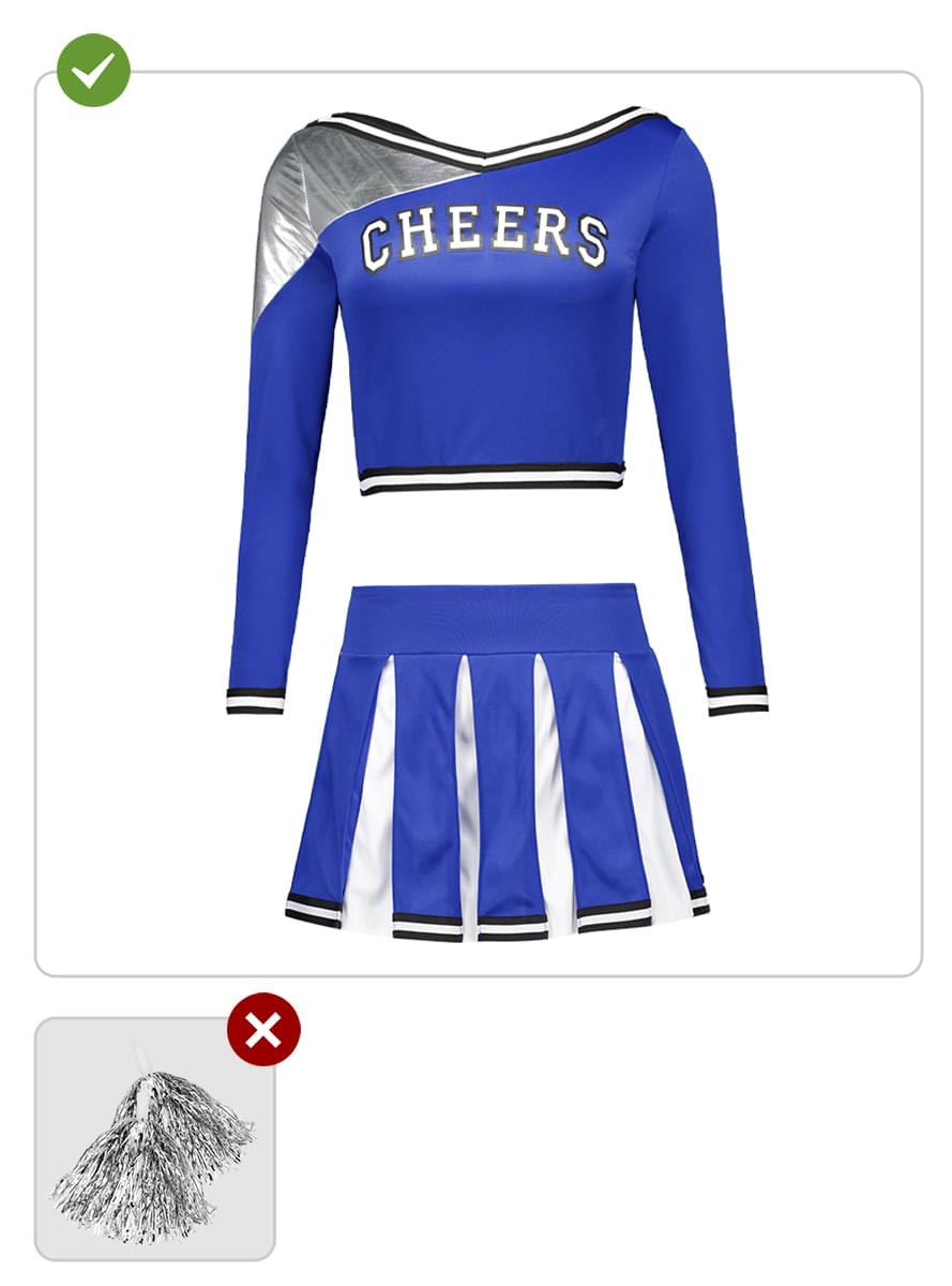 Kostým americké cheerleaderky pro ženy