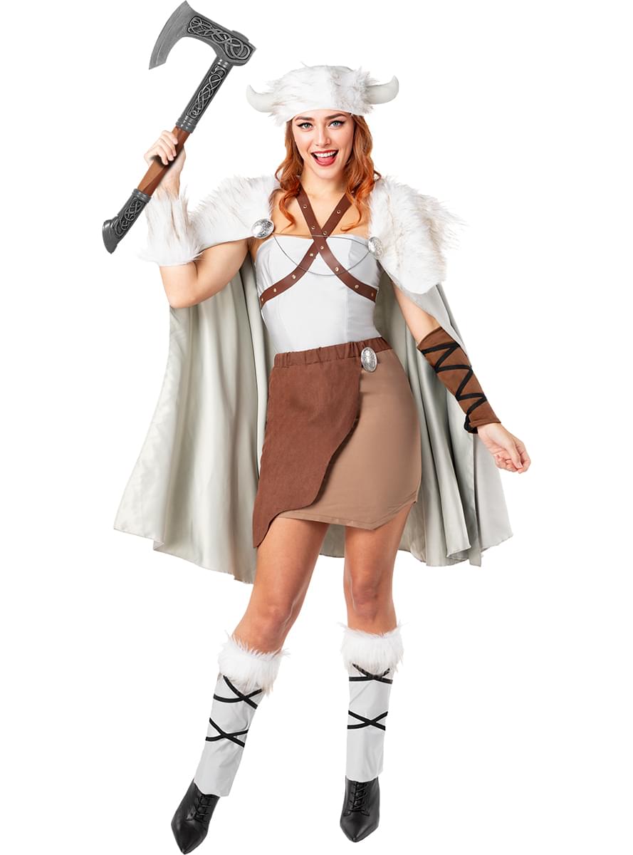 Sekso vikingių kostiumas moterims