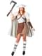 Costume sexy de viking pour femme