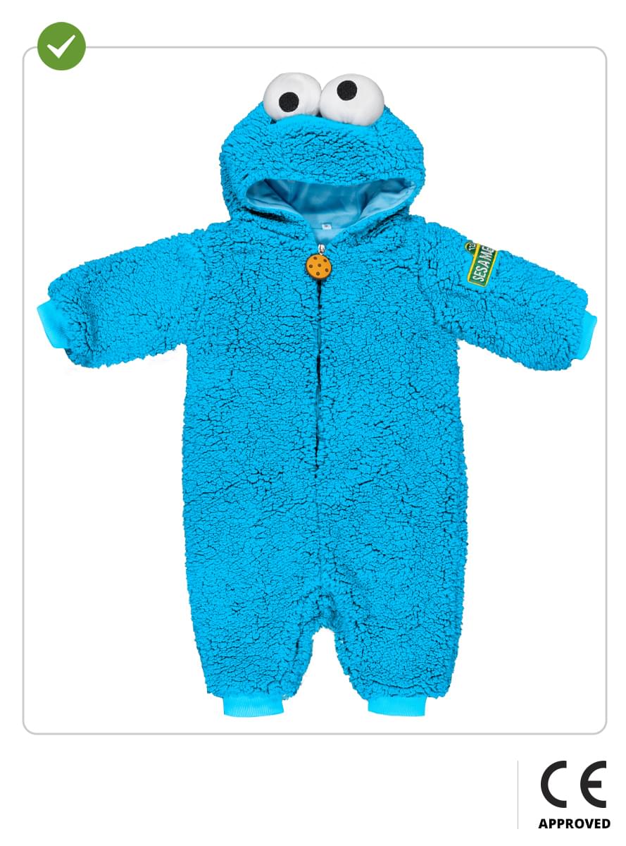 Koekjesmonsters kostuum voor baby - Sesamstraat