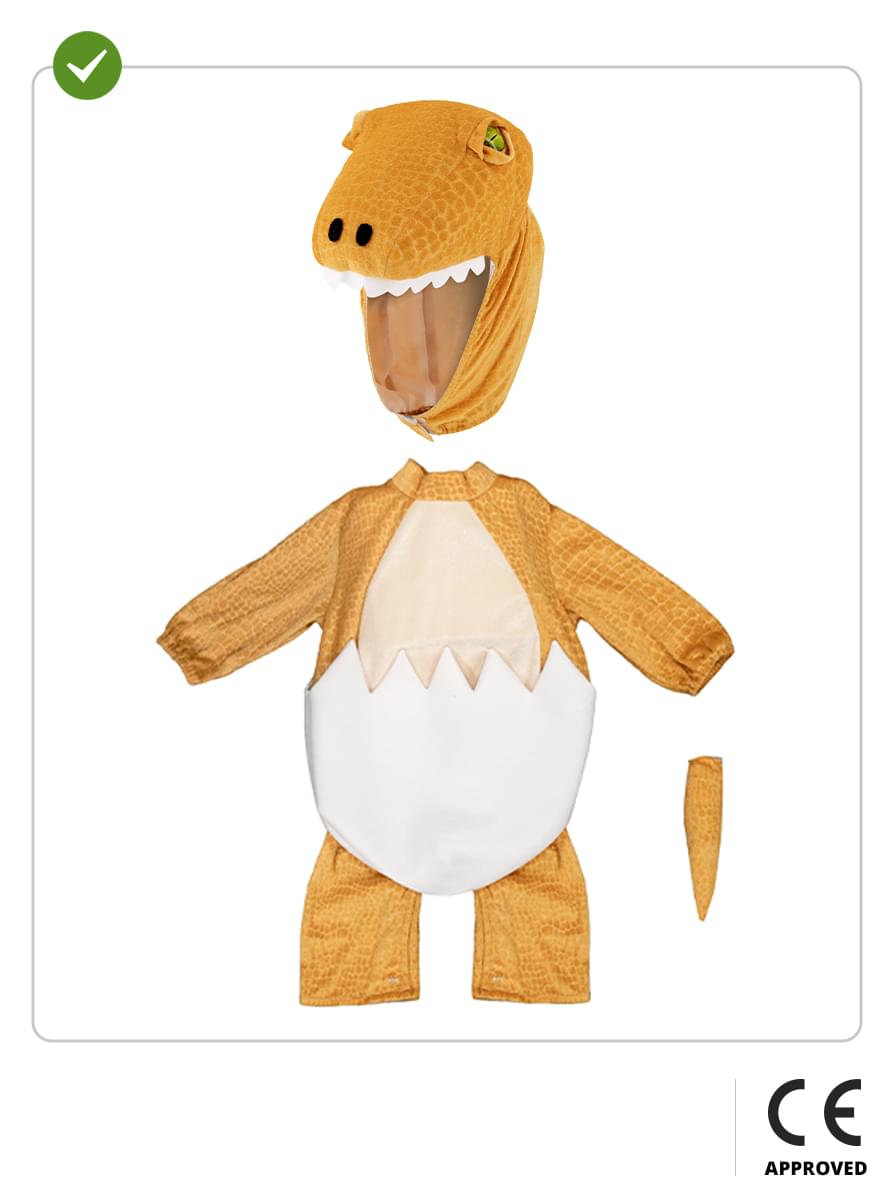 Kostým dinosaura pre novorodencov